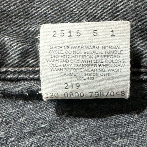 Levis Jeans Womens Size 8 550 Black High Rise Tapered Relaxed Fit Preppy - Picture 8 of 10